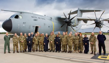 Co-Chairman Peter Hewitt JP took part in a visit to Royal Air Force Brize Norton arranged by 601 (County of London) Sqn (RAuxAF) in his role as an Honorary Group Captain in 601 (County of London) Squadron.