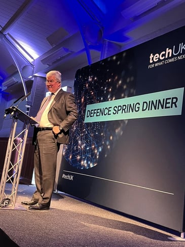 On 25 May, UDSS Co Chairman General Sir Richard Barrons delivered the keynote speech at the techUK Defence Spring Dinner.