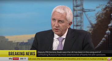 UDSS director and Former Chief of UK Defence Intelligence Air Marshal Philip Osborn joins Trevor Phillips on Sunday at Sky News.