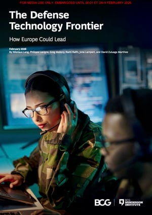 The Defence Technology Frontier: Can Europe Catch Up and Where Could It Lead?