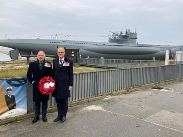 Last weekend, Duncan Potts CB, Universal Defence and Security Solutions Director and the National President of the Royal Naval Association (RNA), took to Hamburg and Kiel to fulfil his responsibilities as a leading figure in naval heritage and security.