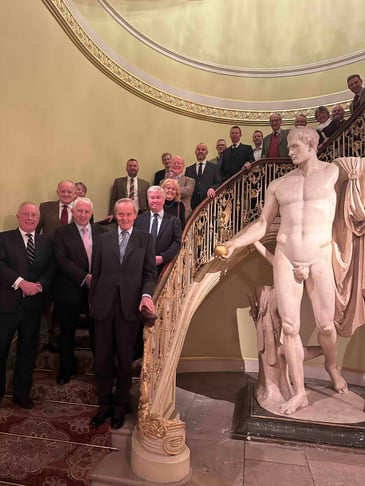 The Duke of Wellington, Arthur Charles Valerian Wellesley hosted a group of Universal Defence and Security Solutions members at Apsley House earlier this month.