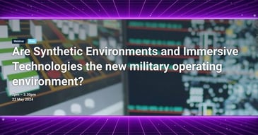 Explore the transformative potential of synthetic environments and immersive technologies in shaping the future military operating environment. Join industry leaders for insights on cutting-edge military training advancements.