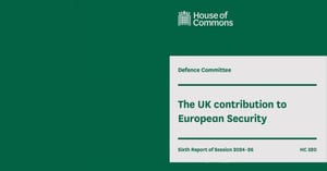 The UK contribution to European security: why this new report matters