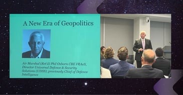 At the annual Bird & Bird Aviation & Defence Conference, Universal Defence and Security Solutions Director, Air Marshal Phil Osborne took centre stage delivering the keynote speech  ‘A New Era of Geopolitics’.