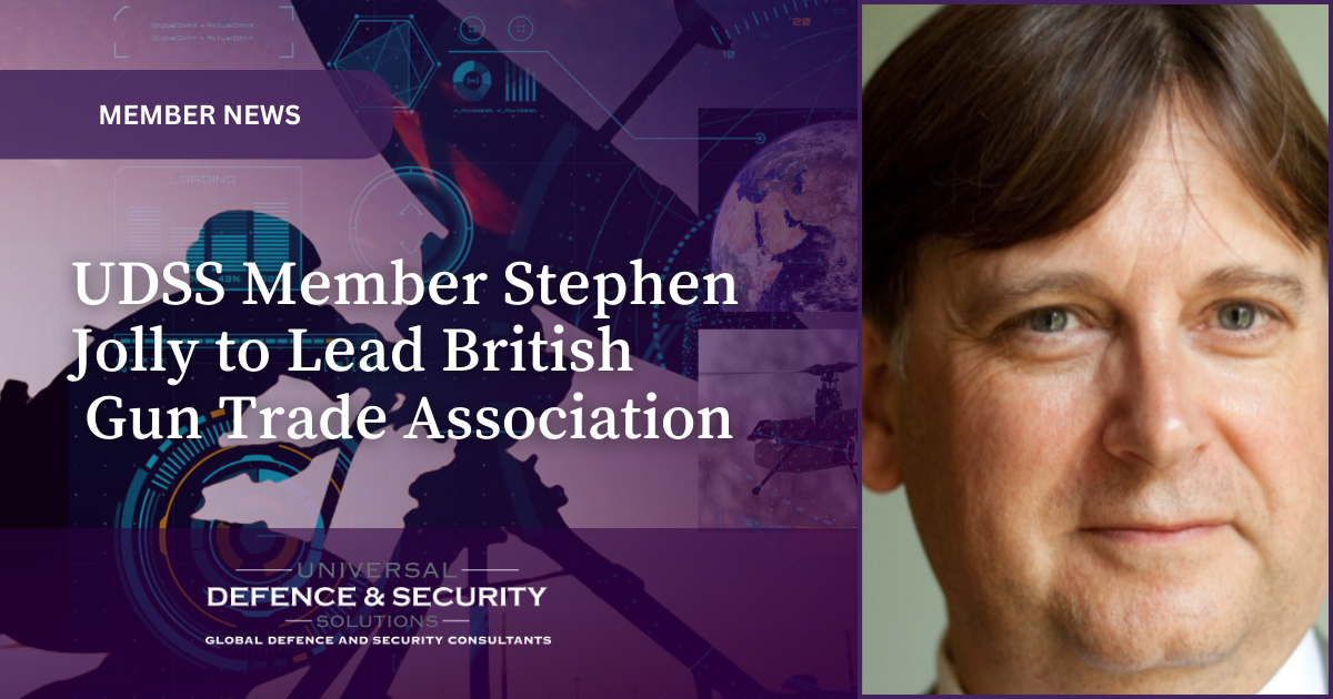 UDSS Member Stephen Jolly to Lead British Gun Trade Association
